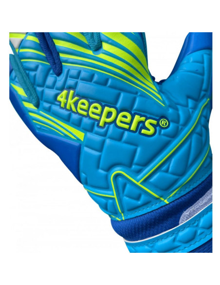 Rękawice bramkarskie 4keepers soft azur nc jr