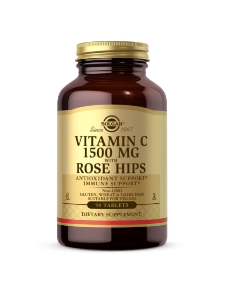 Vitamin C 1500 mg with Rose Hips (90 tabl.)