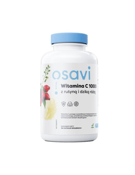 Osavi Witamina C 500 Mg Z Rutyną I Dziką Różą (180 Kaps.)