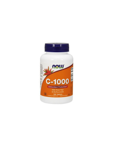 Now Foods Witamina C 1000 Mg Z Bioflawonoidami I Dziką Różą (100 Tabl.)