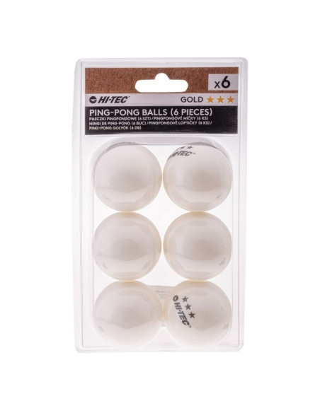 Piłeczki do tenisa stołowego hi-tec bali set3