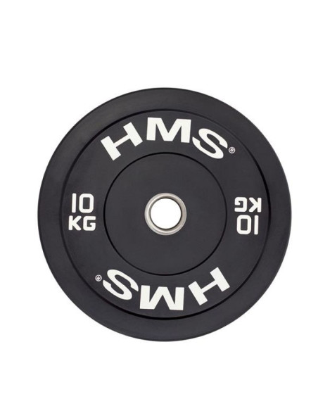 Talerz olimpijski hms black bumper 10 kg bbr10