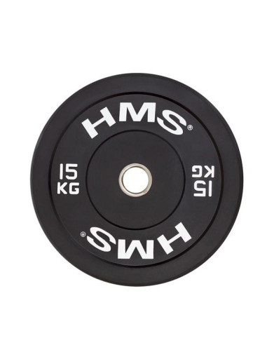 Talerz olimpijski hms black bumper 15 kg bbr15