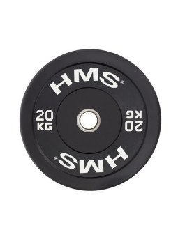 Talerz olimpijski hms black bumper 20 kg bbr20