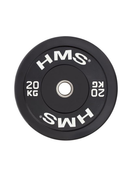 Talerz olimpijski hms black bumper 20 kg bbr20