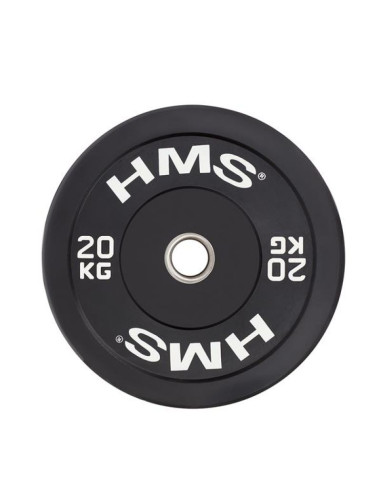 Talerz olimpijski hms black bumper 20 kg bbr20