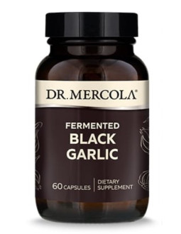 Dr. Mercola Fermented Black Garlic - Fermentowany Czarny Czosnek (60 Kaps.)