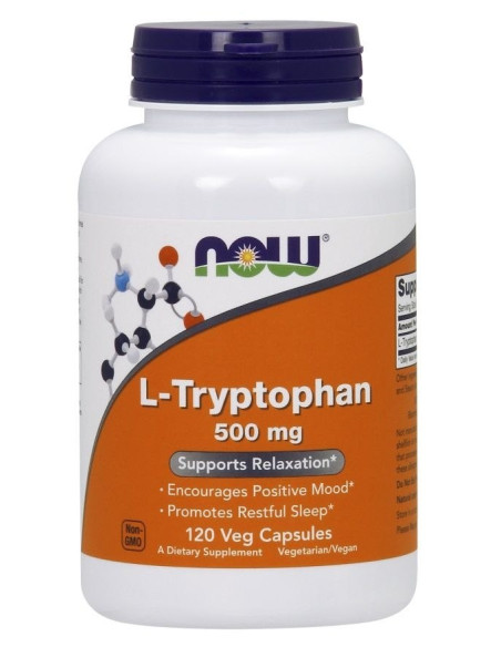 Now Foods L-Tryptofan 500 Mg (120 Kaps.)