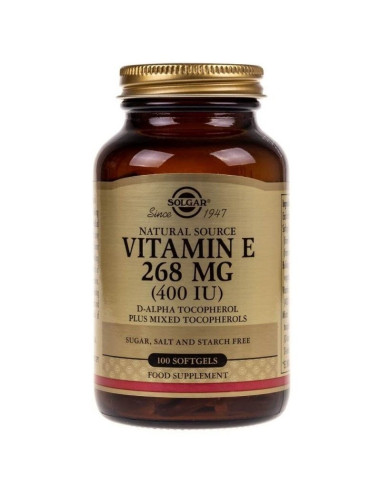 Solgar Vitamin E - Witamina E 268 Mg 400 Iu (100 Kaps.)