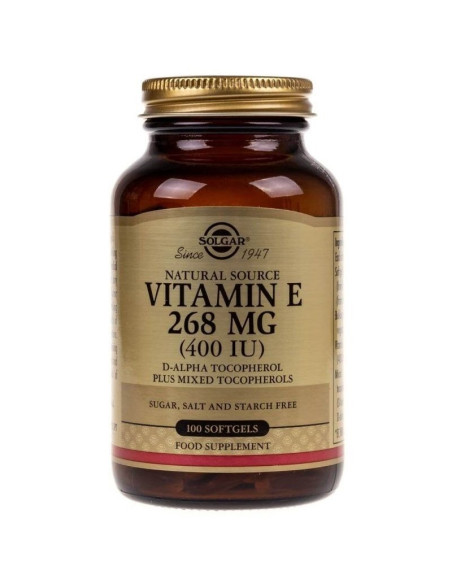 Solgar Vitamin E - Witamina E 268 Mg 400 Iu (100 Kaps.)