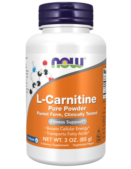Now Foods L-Carnitine - L-Karnityna W Proszku (85 G)