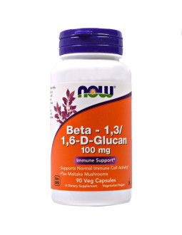 Now Foods Beta Glukan - Beta-1,3/1,6-D-Glucan 100 Mg (90 Kaps.)