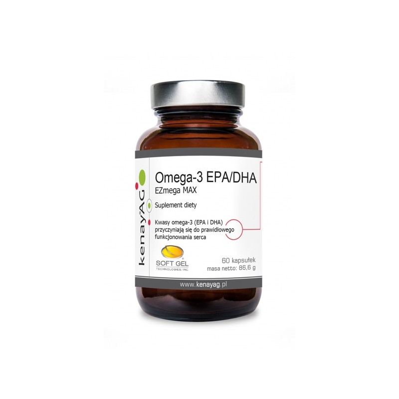 Omega-3 EPA/DHA EZmega MAX (60 kaps.)