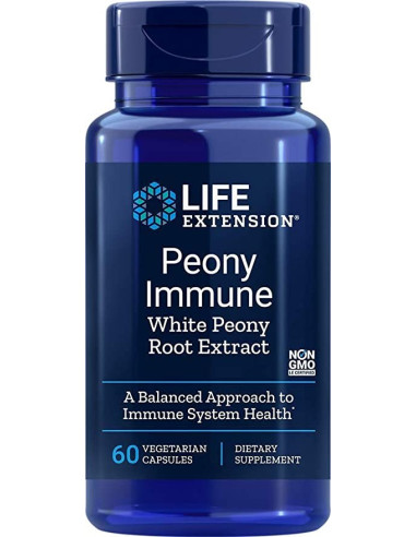 Life Extension Peony Immune - Ekstrakt Z Białej Piwonii (60 Kaps.)