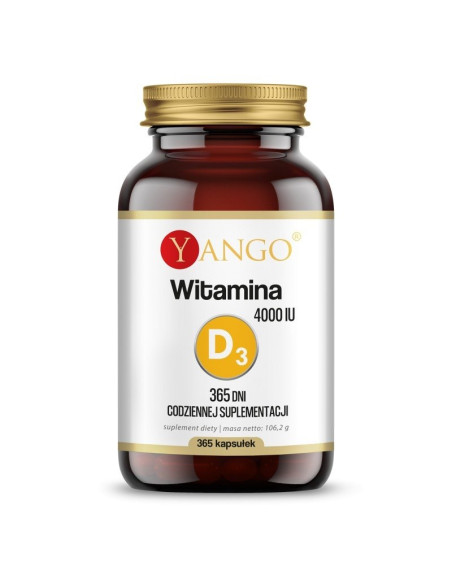 Yango Witamina D3 4000 Iu Na 365 Dni (365 Kaps.)