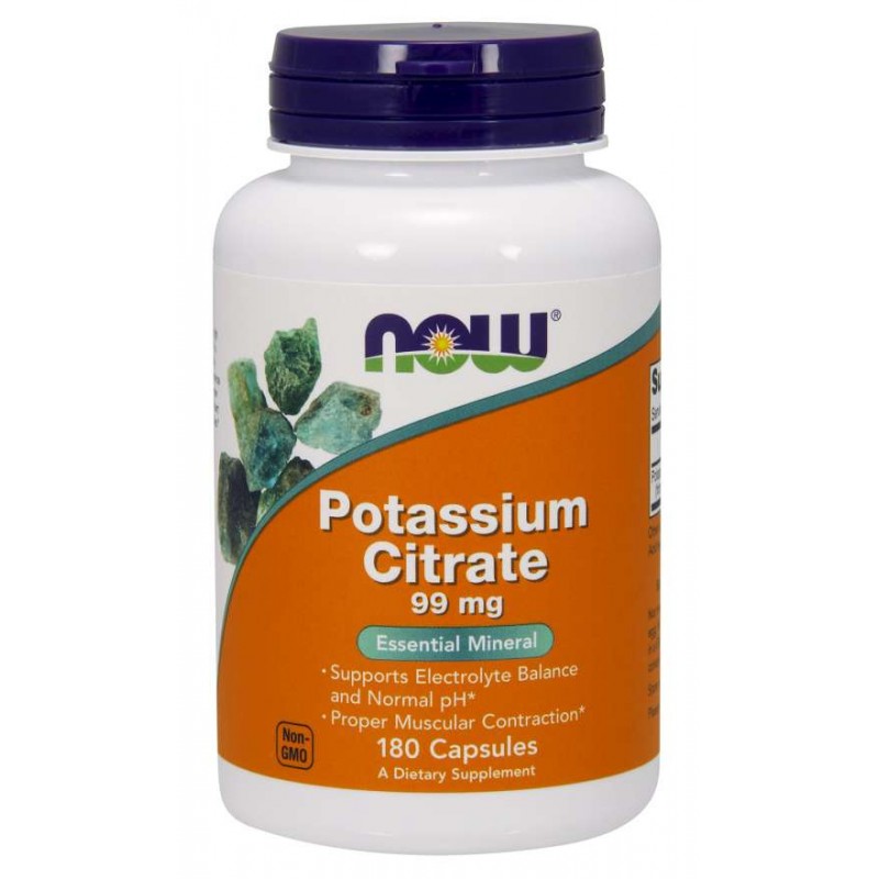 Potassium Citrate - Cytrynian Potasu 99 mg (180 kaps.)