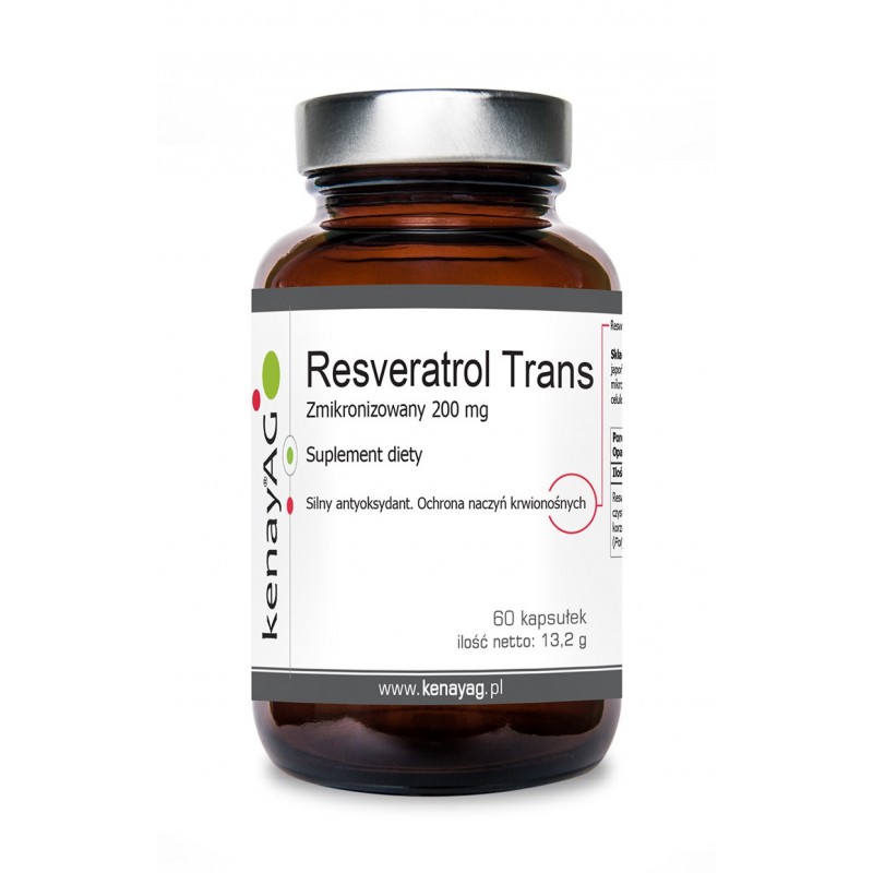 Zmikronizowany Resveratrol 200 mg (60 kaps.)