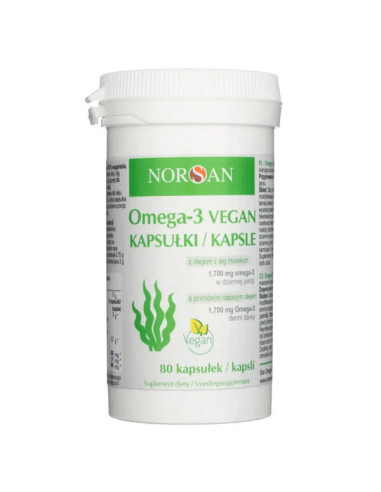 Norsan Omega-3 Vegan (80 Kaps.)