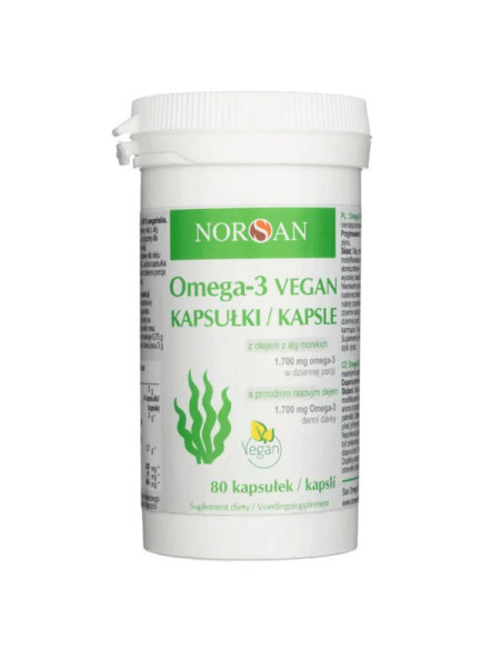 Norsan Omega-3 Vegan (80 Kaps.)