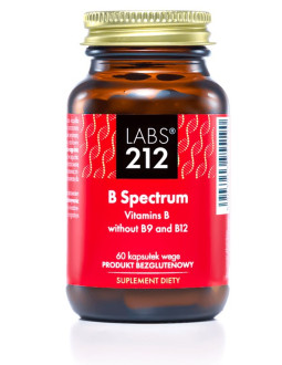 Labs212 B Spectrum - Witaminy B Bez B9 I B12 (60 Kaps.)