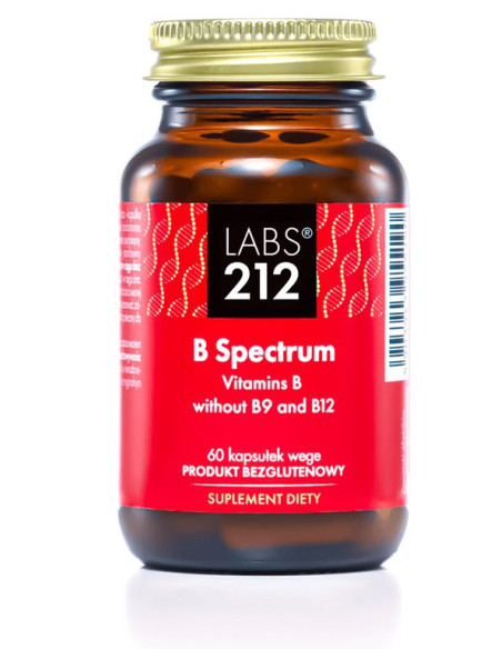 Labs212 B Spectrum - Witaminy B Bez B9 I B12 (60 Kaps.)