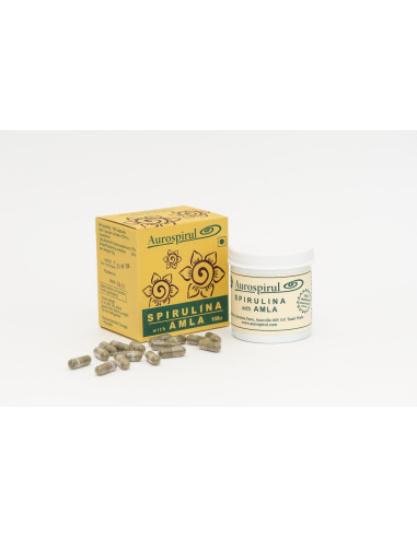 Aurospirul Spirulina Z Amlą (100 Kaps.)