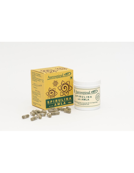 Aurospirul Spirulina Z Amlą (100 Kaps.)