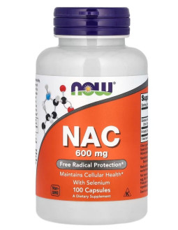 Now Foods Nac - N-Acetylo-L-Cysteina 600 Mg (100 Kaps.)