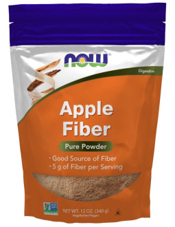 Now Foods Apple Fiber - Błonnik Jabłkowy (340 G)