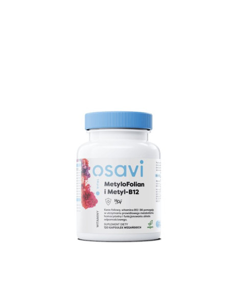 Osavi Metylofolian I Metyl-B12 (120 Kaps.)