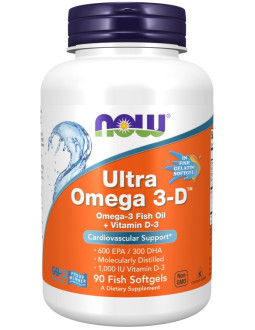 Now Foods Ultra Omega 3-D (90 Kaps.)