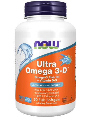 Now Foods Ultra Omega 3-D (90 Kaps.)