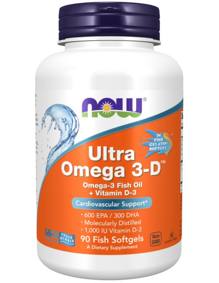 Now Foods Ultra Omega 3-D (90 Kaps.)