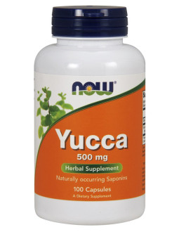 Now Foods Yucca - Korzeń Yukka 500 Mg (100 Kaps.)