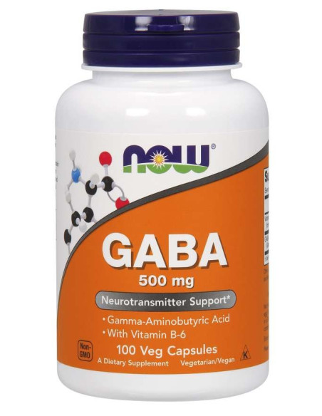 Now Foods Gaba 500 Mg (100 Kaps.)