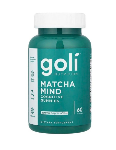 Goli Nutrition Matcha Mind - Cytykolina + Matcha (60 Żelek)