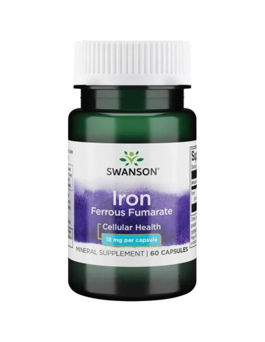 Swanson Iron Ferrous Fumarate 18 Mg (60 Kaps.)