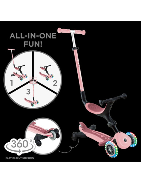 Hulajnoga z siedziskiem jeździk go•up active lights 360 (749-310)