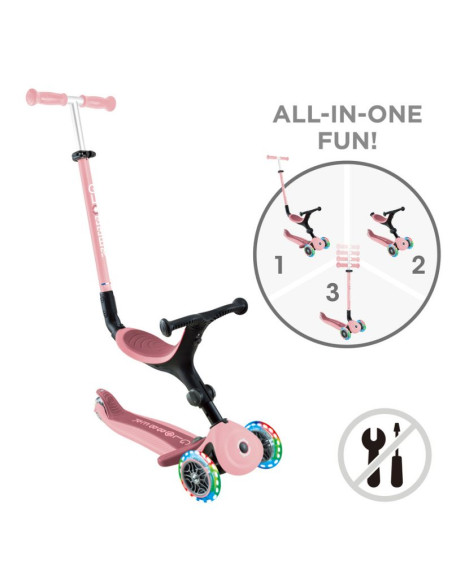 Hulajnoga z siedziskiem jeździk go•up active lights (744-210)