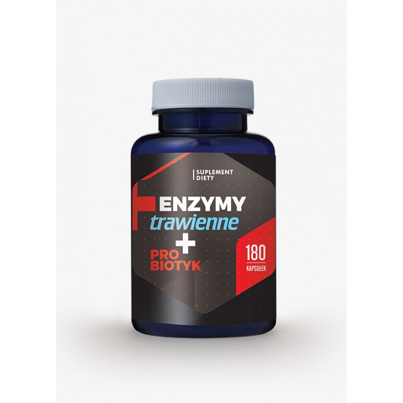 Enzymy Trawienne + Probiotyk (180 kaps.)