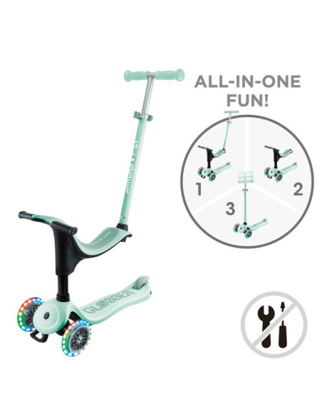 Hulajnoga z siedziskiem go•up sporty lights (452-706-4 s)