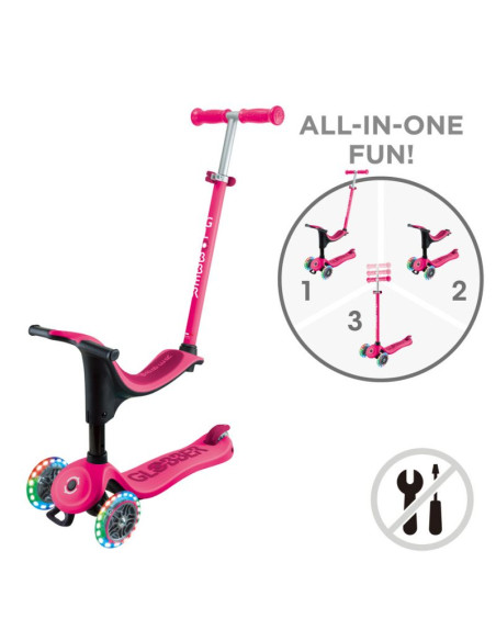 Hulajnoga z siedziskiem go•up sporty lights (452-610-4 s)