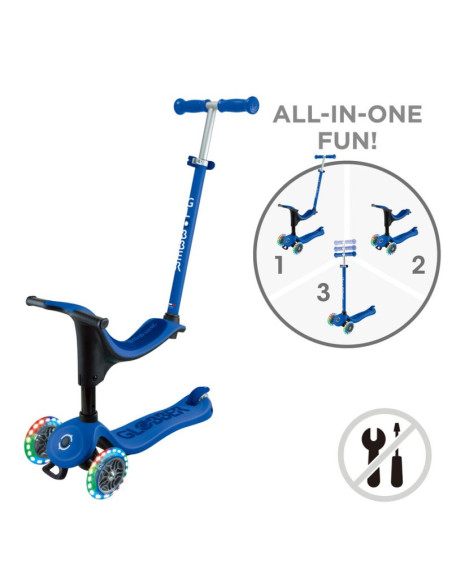 Hulajnoga z siedziskiem go•up sporty lights (452-600-4 s)