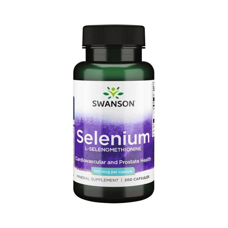 Selenium L-Selenomethionine 100 mcg (200 kaps.)