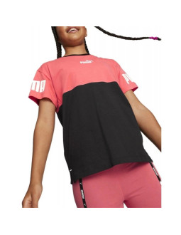 Koszulka puma power colorblock jr