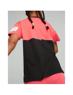 Koszulka puma power colorblock jr 2
