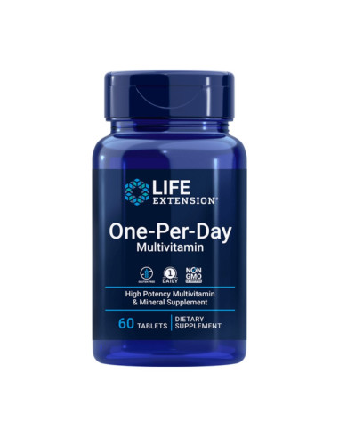 Life Extension One-Per-Day Multivitamin - Zestaw Witamin I Minerałów (60 Tabl.)