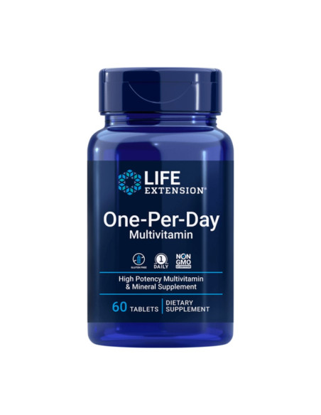 Life Extension One-Per-Day Multivitamin - Zestaw Witamin I Minerałów (60 Tabl.)