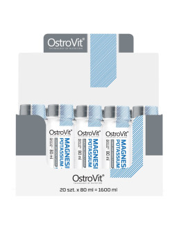 Ostrovit Magnesium Potassium + B6 Shot (20 X 80 Ml)