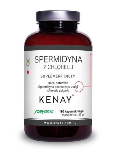 Kenay Spermidyna Z Chlorelli (180 Kaps.)